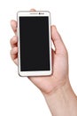 White smart phone PDA Royalty Free Stock Photo