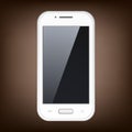 White Smartphone Vector