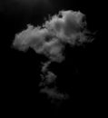 white smoke abstract black Royalty Free Stock Photo