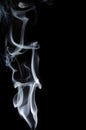 White smoke on black background, white smoke on black background, smoke background,white ink background,smoke background