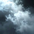 White Smoke Cloud Abstract Motion Creates a Textured Flowing Background with Foggy Effects Royalty Free Stock Photo