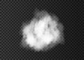 White smoke cloud texture. Royalty Free Stock Photo