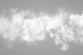 White smoke on grey background Royalty Free Stock Photo