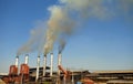 White Smoke out of Industrial smokestack