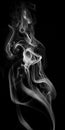 Smoke Stock Image In Black Background Royalty Free Stock Photo