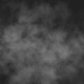 white smoke thoroughly abstract white and dark Fog or smoke isolated on black background Royalty Free Stock Photo