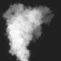 white smoke up abstract white and dark Fog or smoke isolated on black background Royalty Free Stock Photo