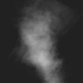 white smoke up abstract white and dark Fog or smoke isolated on black background Royalty Free Stock Photo