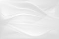 White smooth silk flow abstract Royalty Free Stock Photo