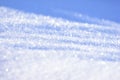 White snow closeup. Fluffy snow texture. Winter background with fresh snow