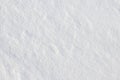 White snow with fine texture in sunny weather, winter background with snow Royalty Free Stock Photo