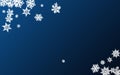 White Snow Panoramic Vector Blue Background Royalty Free Stock Photo