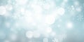 White snowfall bokeh blur background Royalty Free Stock Photo