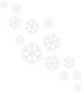 White snowflake pattern icon