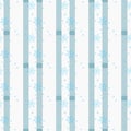 White snowflakes seamless pattern. Winter holidays collection. Vector illustration. Royalty Free Stock Photo