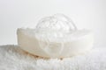 White soap bar Royalty Free Stock Photo