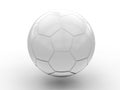 White soccer ball Royalty Free Stock Photo