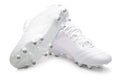 White Soccer Boots on white background