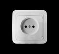 White socket Royalty Free Stock Photo