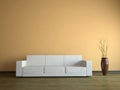 White sofa Royalty Free Stock Photo