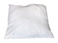 white soft pillow isolated