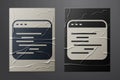 White Software, web developer programming code icon isolated on crumpled paper background. Javascript computer script Royalty Free Stock Photo