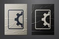 White Software, web development, programming concept icon isolated on crumpled paper background. Programming language Royalty Free Stock Photo