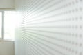 white soundproof wall, sound barrier, sound absorbing, background