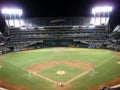 White Sox pitcher throws pitch to A's batter