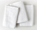 White spa towels