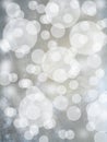 White spacey vertical bokeh Royalty Free Stock Photo