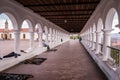 White Spanish colonial architecture at La Recoleta in Sucre, Bolivia