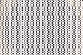 white speaker net circle pattern and texture, abstract close up shot top view Royalty Free Stock Photo