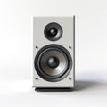 White Speaker In Vray Tracing Style: A Primitivist Design Royalty Free Stock Photo