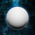 White sphere background