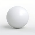 White Sphere 3d Rendering In John Singer Sargent Style