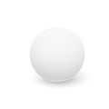 White sphere with shadow. Ball. Vector Royalty Free Stock Photo
