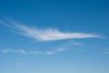 White spindrift clouds Royalty Free Stock Photo