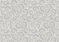 White Spiral repeating pattern vector background Royalty Free Stock Photo