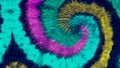 White Spiral Tie Dye Texture. Fuchsia Swirl Watercolor Splash. Violet Rough Art Print. Indigo Hard Grunge. Green Monochrome Patter