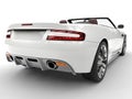 White sports car - taillight closeup