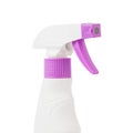 White spray bottle. studio photography of spray multipurpose cleaner Royalty Free Stock Photo