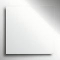 White square frame on a gray background illustration Royalty Free Stock Photo
