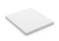 White square object on a plain white background Royalty Free Stock Photo