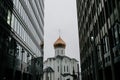 White Square Office Center and Church of St Nicholas