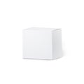 White square paper box. Blank Product Cardboard Package Box isolated. Realistic Cardboard box, container, packaging Royalty Free Stock Photo