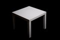 White the square table Royalty Free Stock Photo