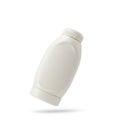 A white squeezable mayonnaise bottle with flip cap Royalty Free Stock Photo