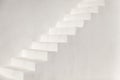 White stairs on a church wall, Santorini Royalty Free Stock Photo