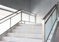 White stairs in modern office